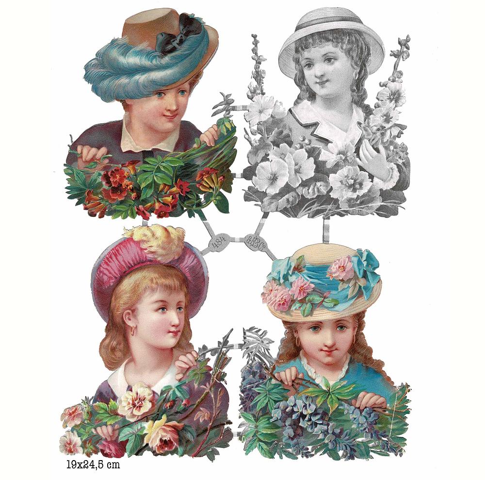 EB 484 victorian ladies with hats and flowers.jpg