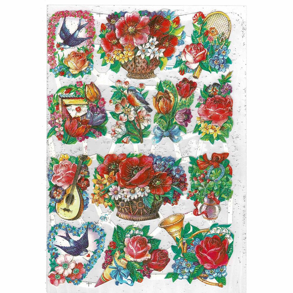 EF 7001 Blue Birds, Flowers and Valentine Day glitter.jpg