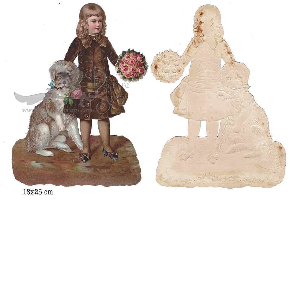 Single scrap girl with dog and flowers.jpg