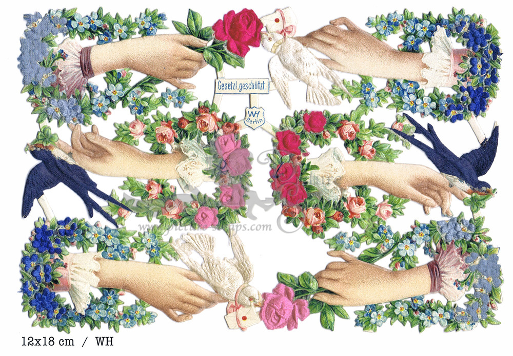 WH hands flowers doves and guirlandes 18 x 12 cm.jpg