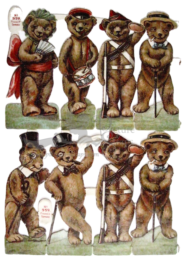 Printed in Germany 959 dressed bears.jpg