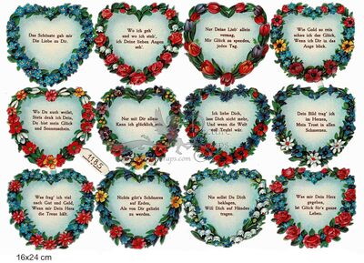 1185 flowerhearts with sayings half sheet.jpg