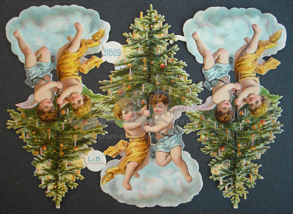 L&B 31609 angels and christmastrees 17 x 12,5 cm.jpg