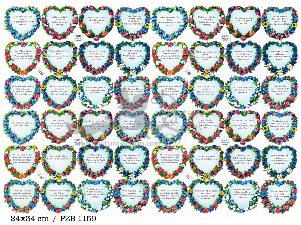 PZB 1159 full sheet flowers and sayings in hearts.jpg