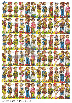 PZB 1167 full sheet children with teddybears.jpg