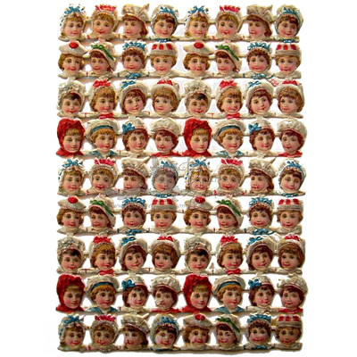 734 children's heads with bonnets.JPG