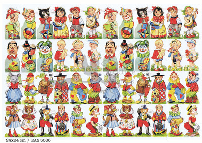 EAS 3086 full sheet funny dressed animals and people.jpg