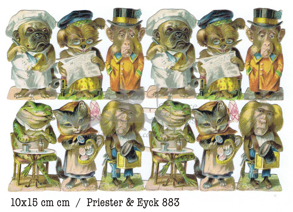 Priester & Eyck 883 dressed animals professions.jpg
